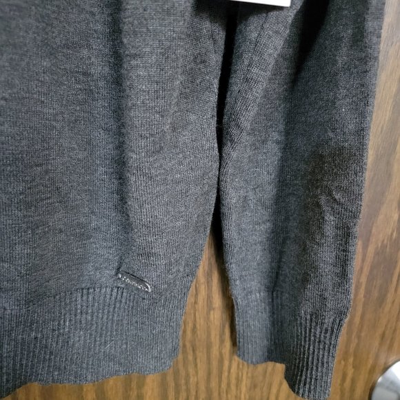 NWT Calvin Klein Plum and Grey Turtleneck Sweater Size Large - Picture 3 of 10